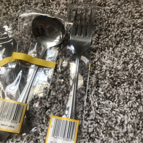 9 Piece Korean Stainless Flatware Steel butter knife sauce spoon cold meet spoon - Picture 3 of 11